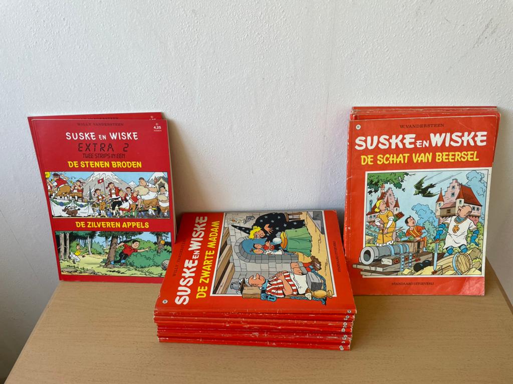 Suske en Wiske stripboeken, Meerdere stripboeken, Ophalen of Verzenden, Gelezen