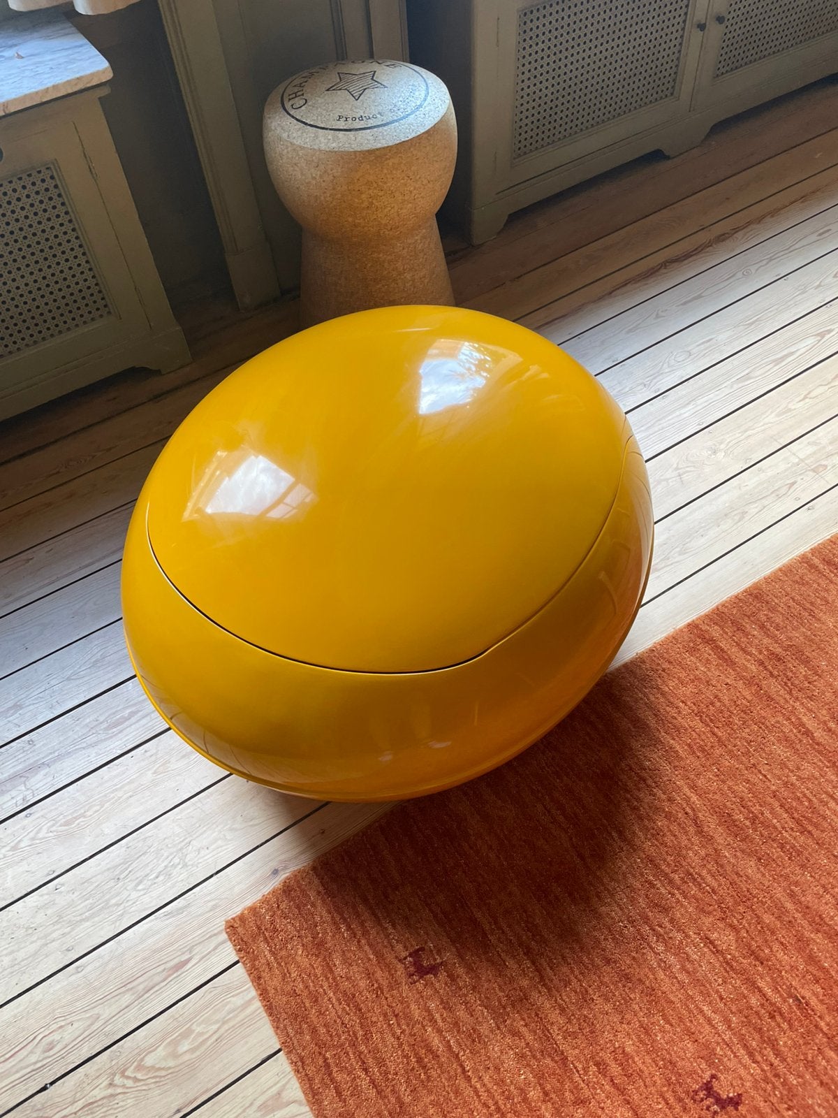 Peter ghyczy egg chair vintage geel, Ophalen