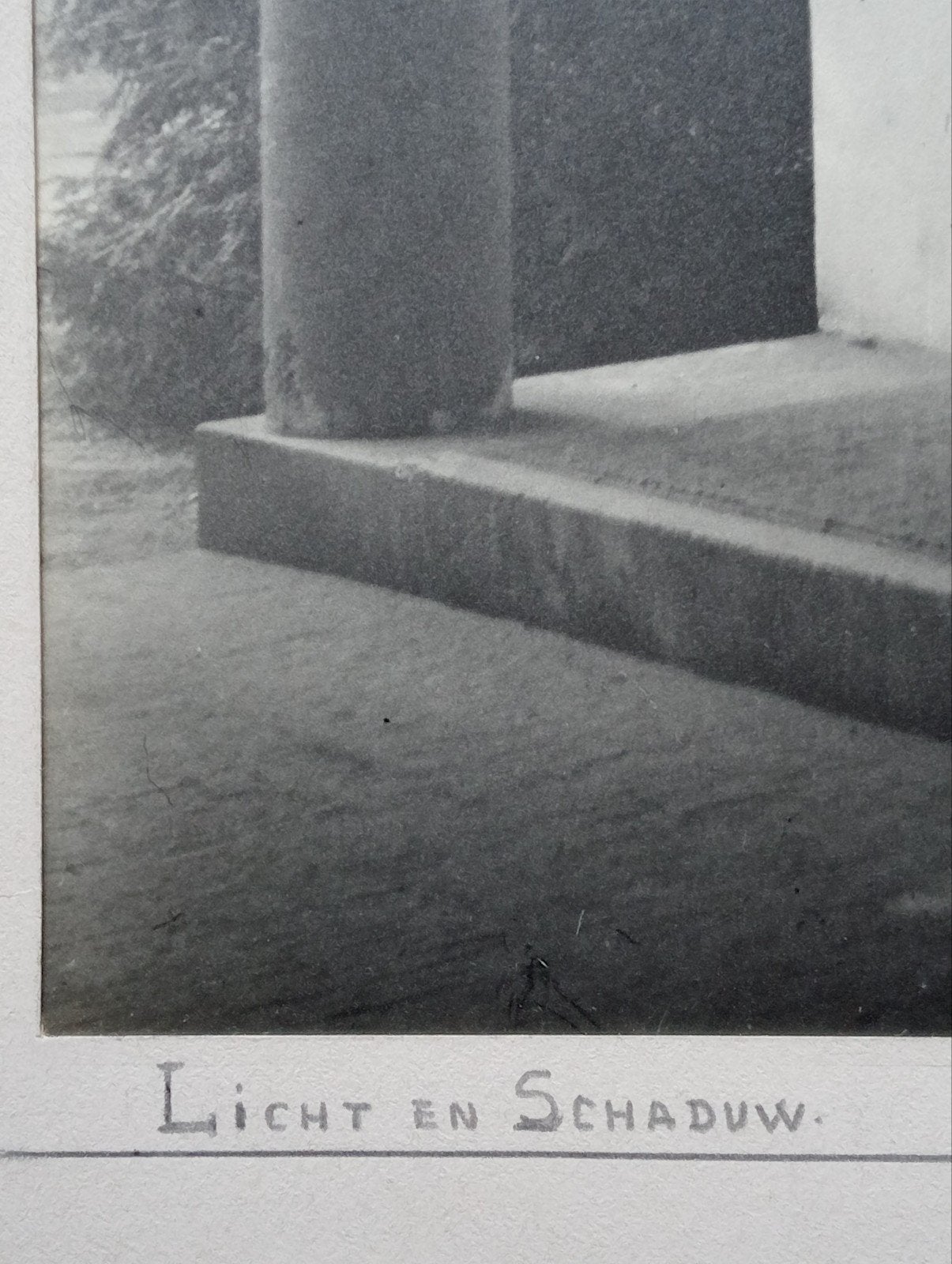 'Licht en Schaduw' foto jaren 30, Ophalen of Verzenden, Voor 1940, Zo goed als nieuw