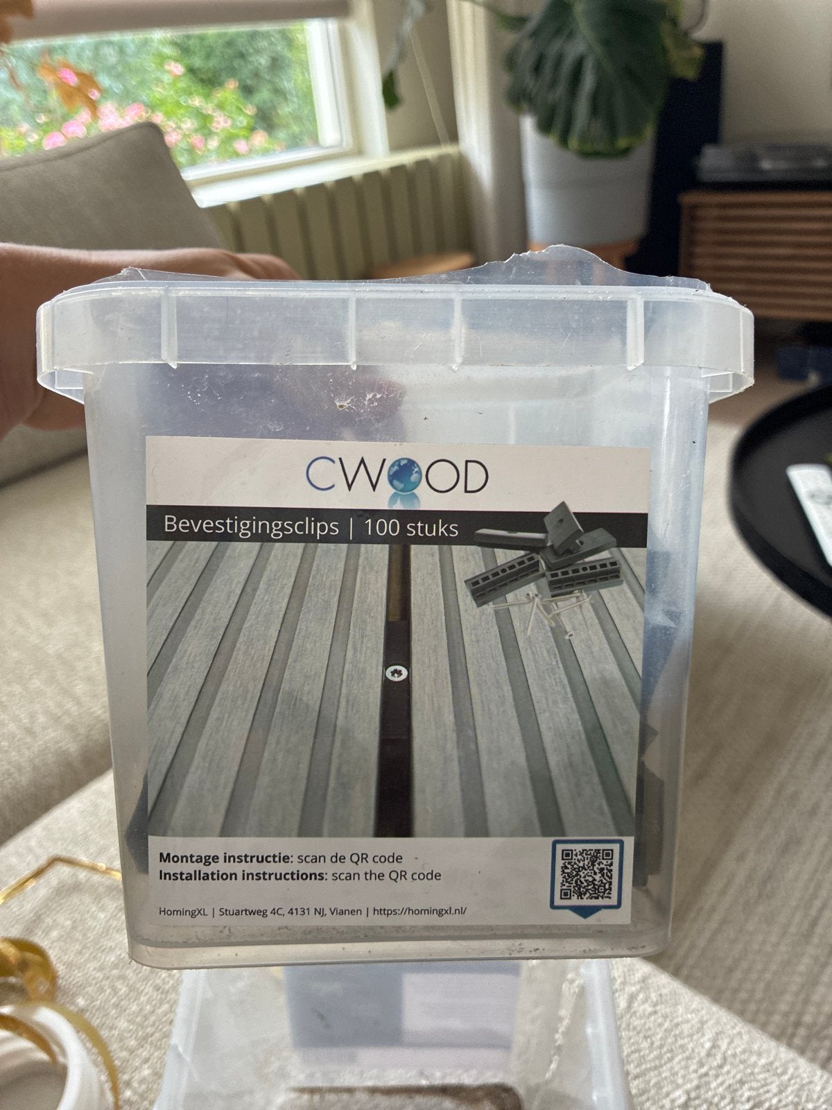 CWOOD Bevestigingsclips voor terrasplanken (100 stuks), Ophalen, Nieuw, Minder dan 50 mm, Overige typen