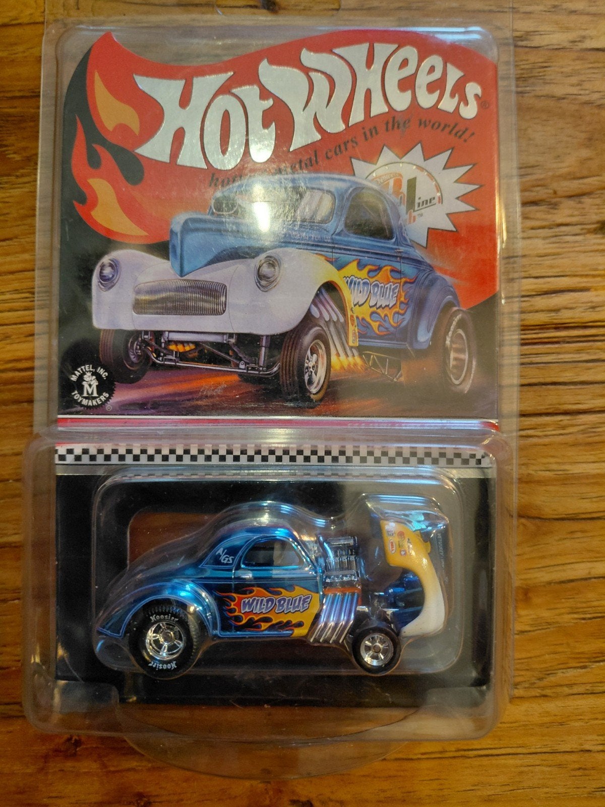 Hot Wheels '41 Willys Gasser Wild Blue - RLC, Ophalen of Verzenden, Nieuw, Auto