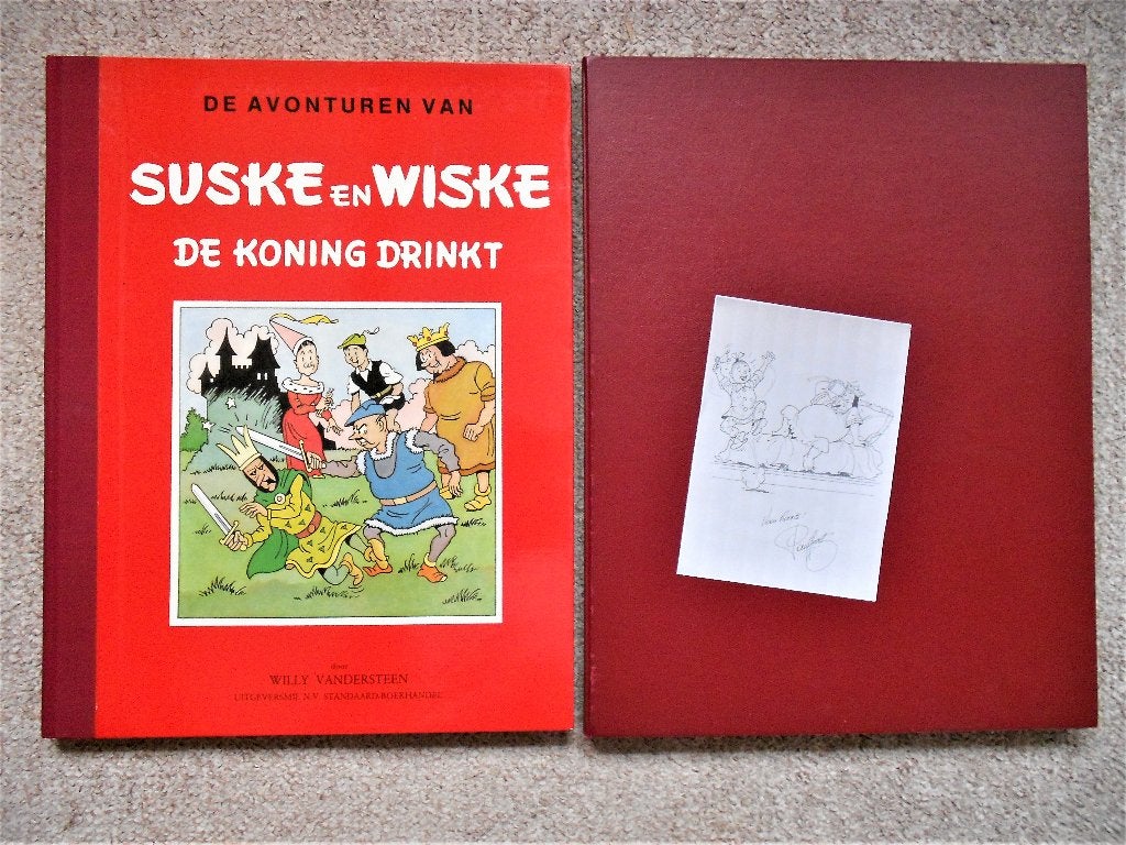 Suske en Wiske – De Koning drinkt – Dirk Vermeirre luxe 1984, Boeken, Stripboeken, Nieuw, Eén stripboek, Ophalen of Verzenden