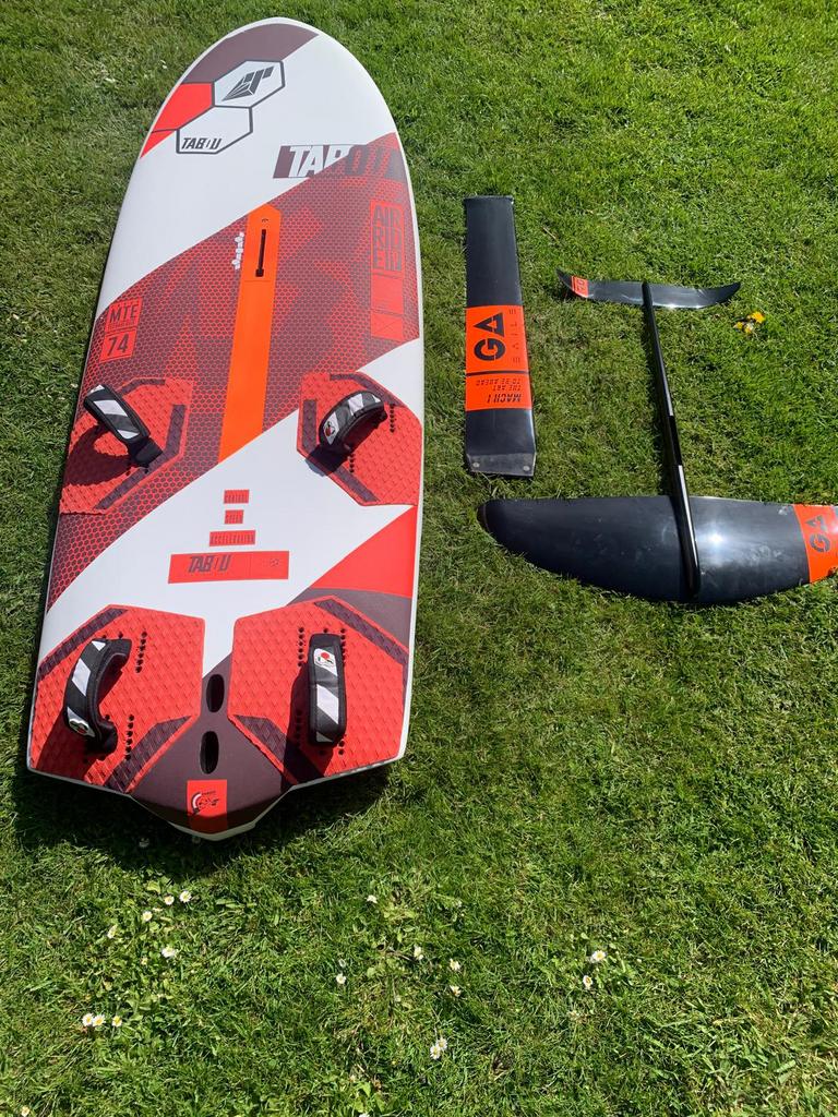 GA Sails Mach1 windsurf foil set + TABOU Air Ride 125L, Ophalen, Zo goed als nieuw