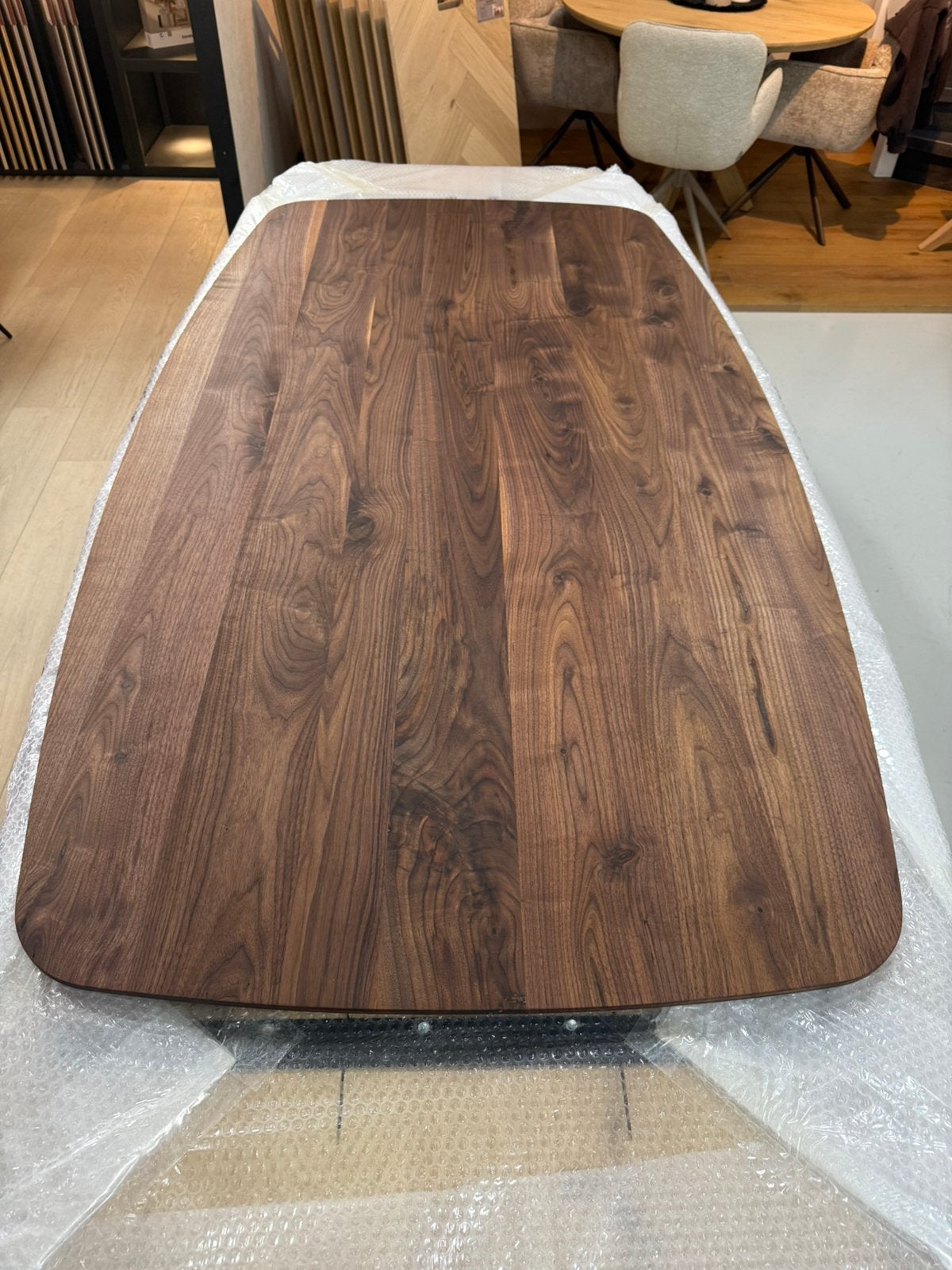 Deens ovaal walnoot 180x100cm massieve noten Deens ovaal, Ophalen of Verzenden, Nieuw, Deens ovaal
