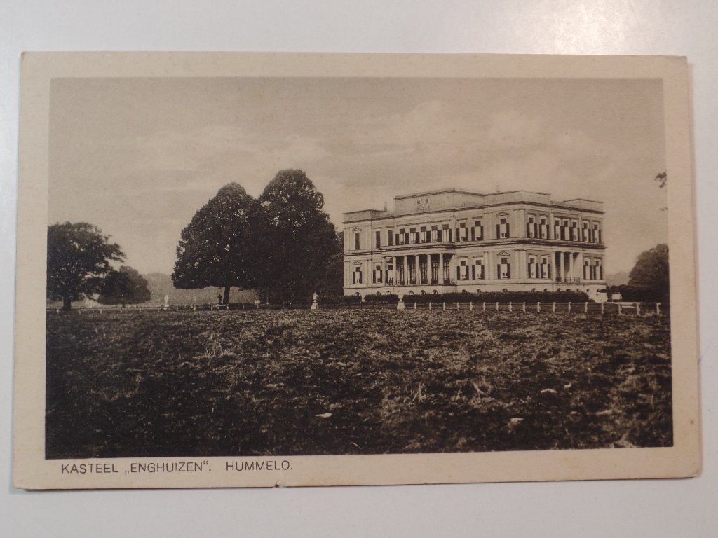 Kasteel  Hummelo, Verzamelen, Ansichtkaarten | Nederland, Verzenden, 1940 tot 1960, Gelopen, Gelderland