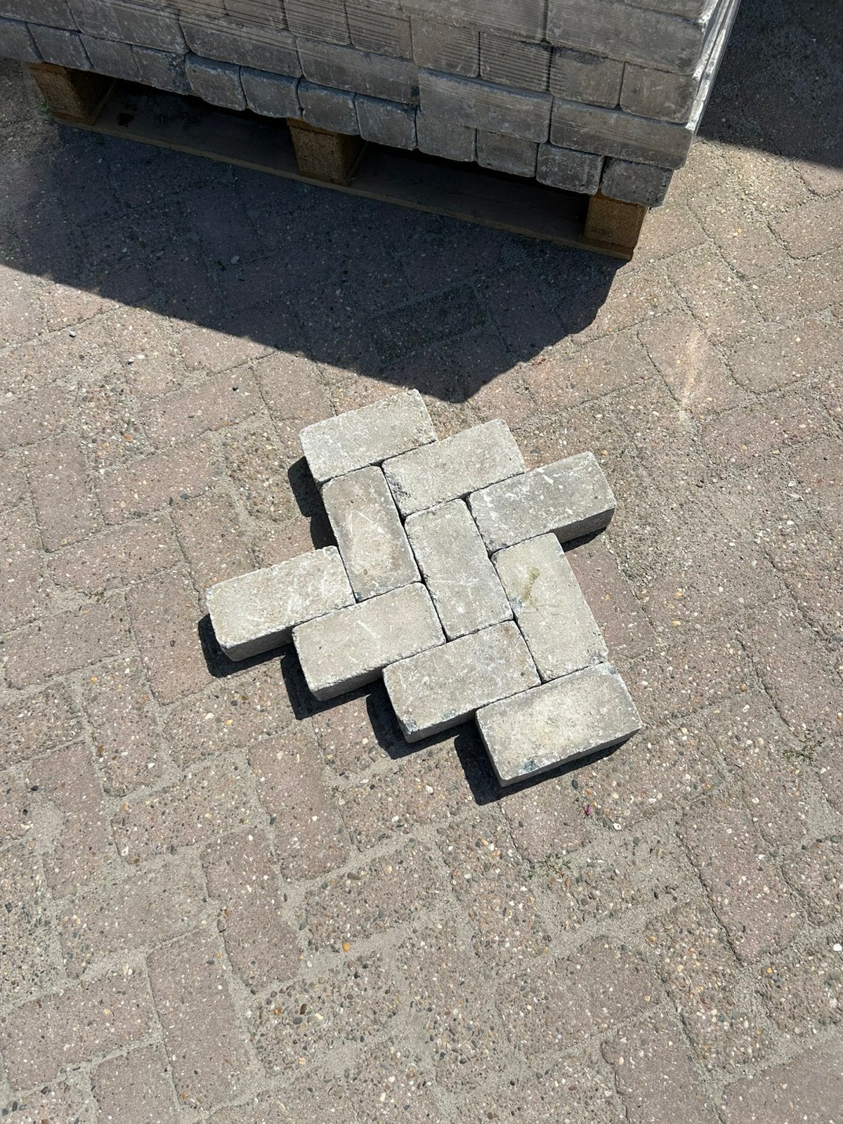 Nette beton klinkers, Tuin en Terras, Ophalen, Beton, Klinkers