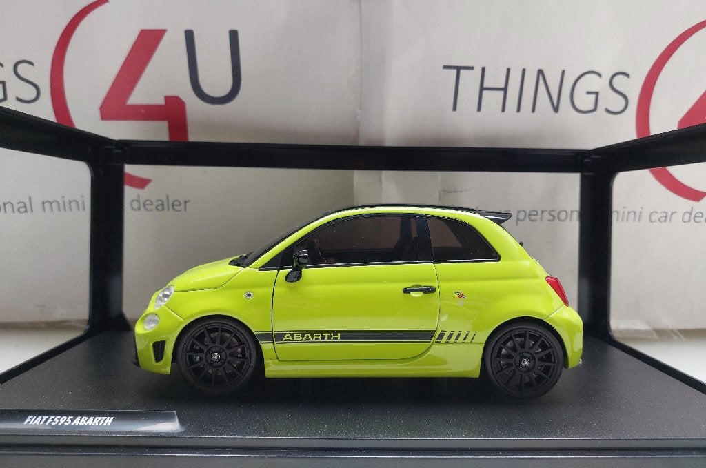 Solido 1:18 Fiat F595 Abarth 2023 adrenaline groen nieuw, Ophalen of Verzenden, Nieuw, Auto, Solido