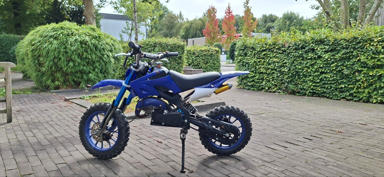 mini brommer 50cc rijdent weg gezet, Gebruikt, Ophalen of Verzenden, Pitbike, 50 cc