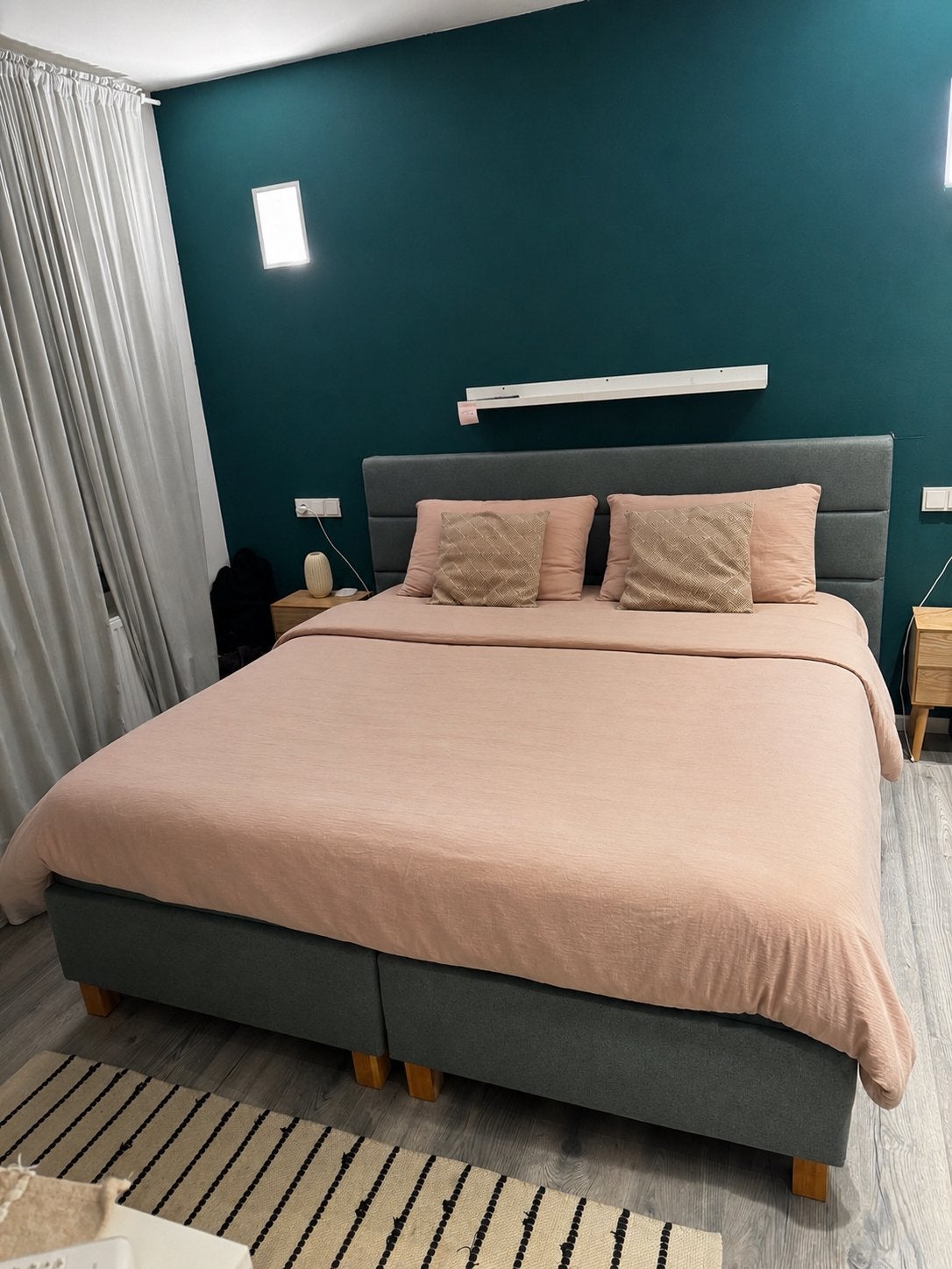 Woonsquare tweepersoonsbed 180x200 boxspring, Ophalen, Gebruikt, Tweepersoons, 180 cm