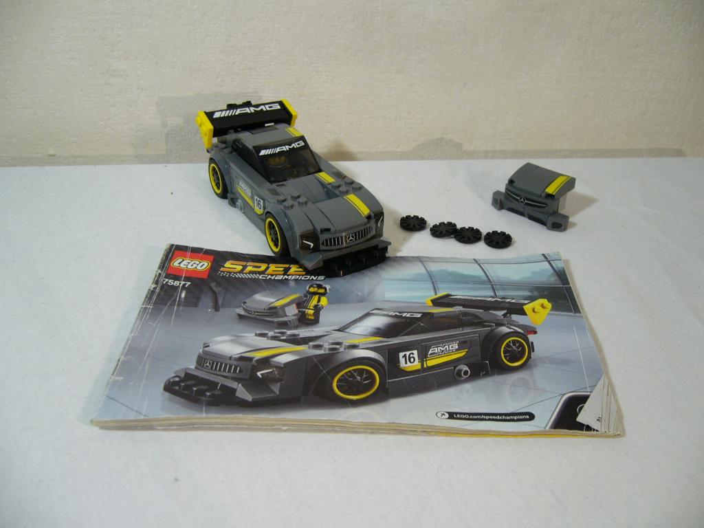 Lego Speed Champions 75877 Mercedes-AMG GT3, Gebruikt, Lego, Speed Champions, Ophalen of Verzenden