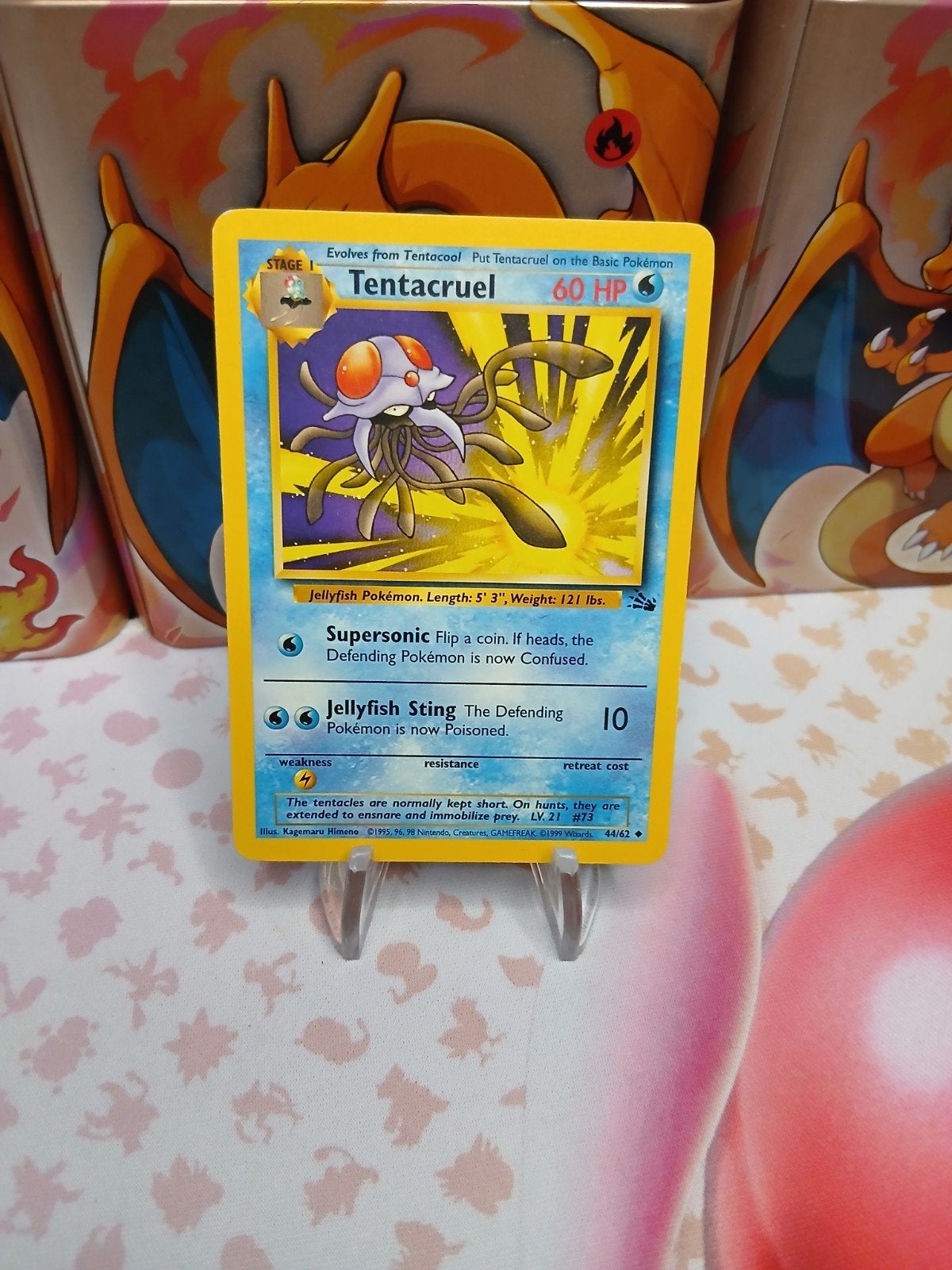 Pokémon Kaart - Tentacruel (Fossil Set) - 44/62, Ophalen of Verzenden