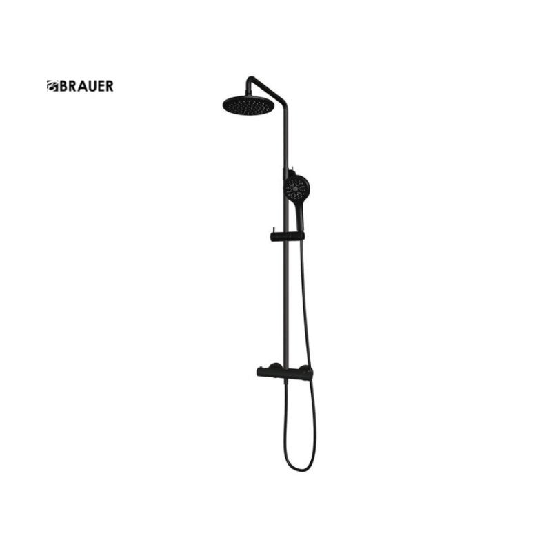 BRAUER THERMOSTATISCHE REGENDOUCHESET 02 MET 20 CM DOUCHEKOP, LUDOLF DE JONGHSTRAAT 41N 3043 JD ROTTERDAM, Nieuw, Ophalen of Verzenden