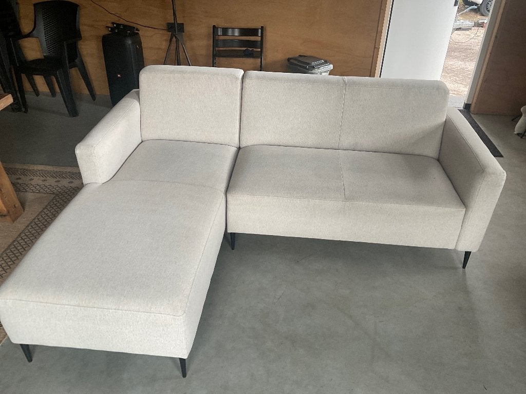 Bankstel creme, Ophalen, Gebruikt, 150 tot 200 cm, Tweepersoons