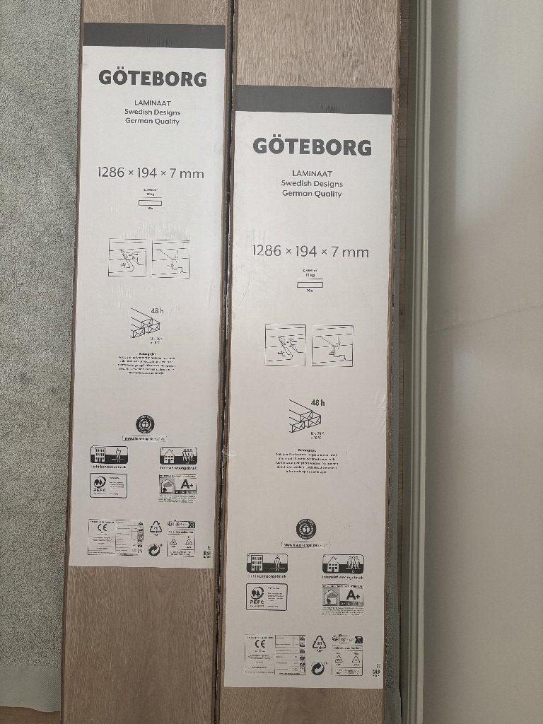 Kliklaminaat Gamma Göteborg, Doe-het-zelf en Verbouw, Ophalen, 50 tot 150 cm, Nieuw, 10 m² of meer