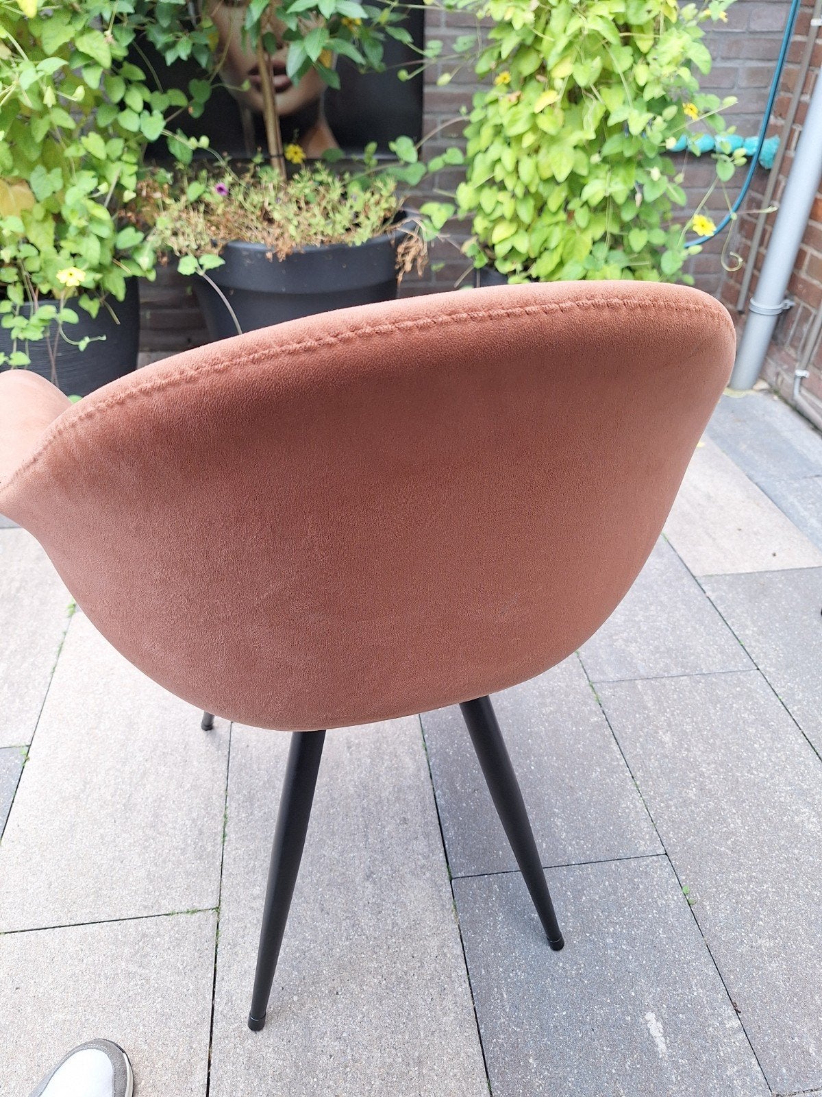 eetkamerstoelen, Gebruikt, Kuip, Ophalen of Verzenden, Stof