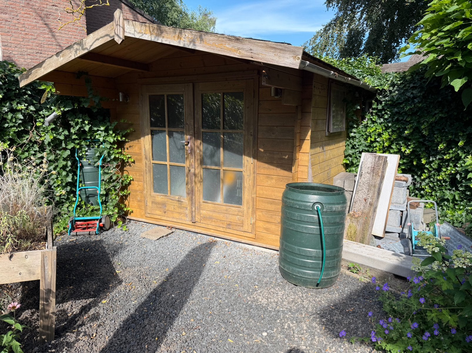 Blokhut, Tuin en Terras, Tuinhuizen, Ophalen, 250 tot 500 cm, Blokhut, 1 raam