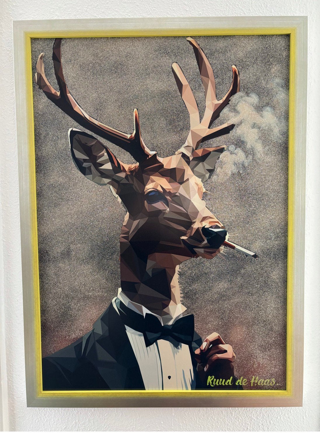 Oh deer schilderij van Ruud de Haas, Ophalen