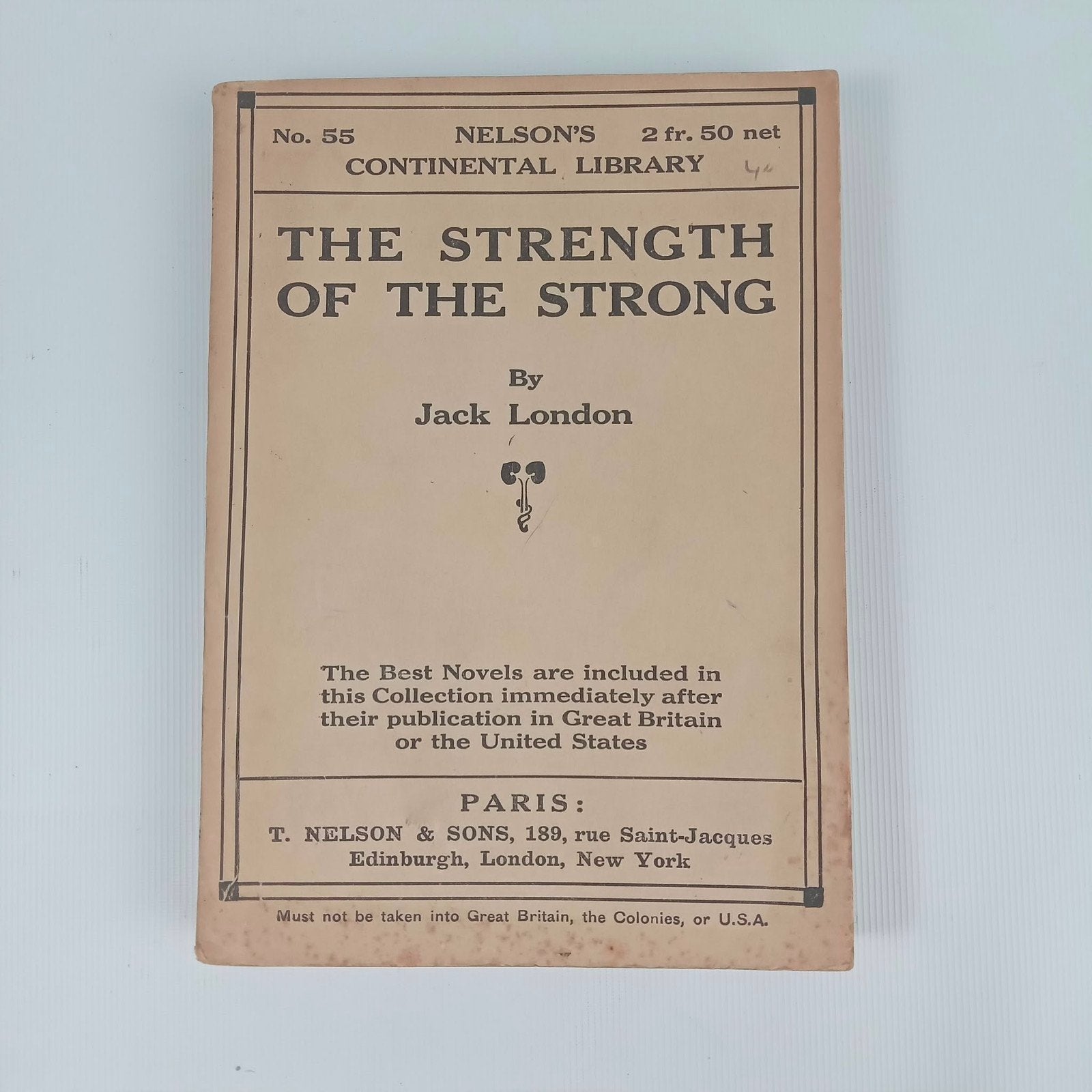The Strength of the Strong - Jack London (1914), Ophalen of Verzenden, Gelezen, Jack London, Europa overig