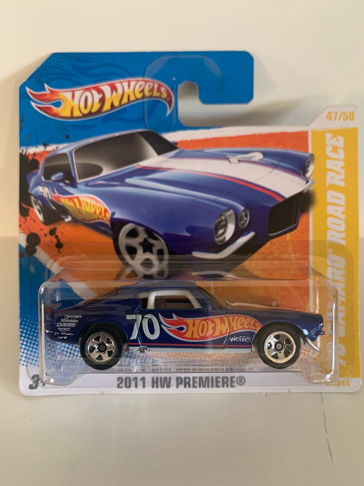 Hotwheels ‘70 Camaro, Ophalen of Verzenden, Zo goed als nieuw, Auto