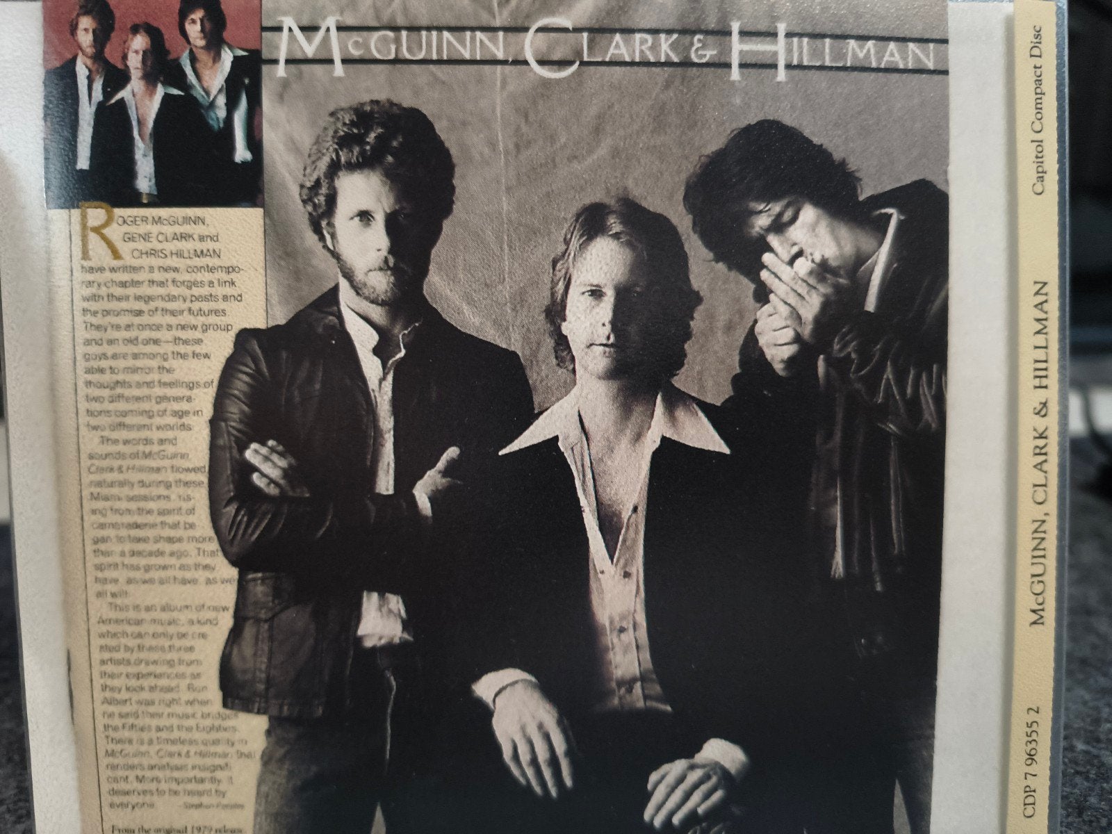 McGuinn, Clark & Hillman CD - Klassieke Pop/Rock, Gebruikt, Pop, Ophalen of Verzenden, Inclusief boekje