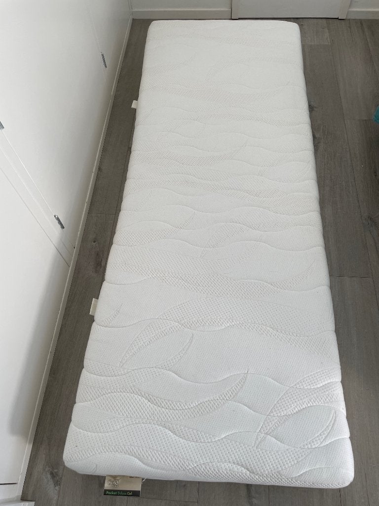 Z.g.a.n. matras BeterBed Gold Pocket Deluxe Gel 80x210 cm, Ophalen, Eenpersoons, 210 cm, Zo goed als nieuw