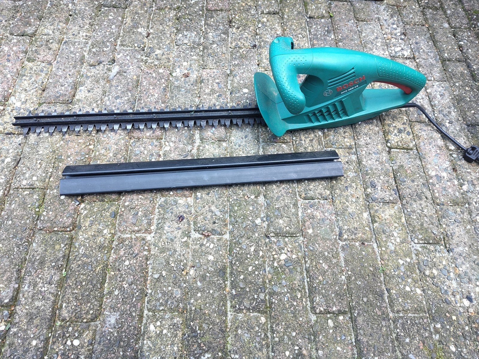 Bosch AHS 480-16 elektrische heggenschaar, Ophalen of Verzenden, Gebruikt, Elektrisch, Bosch