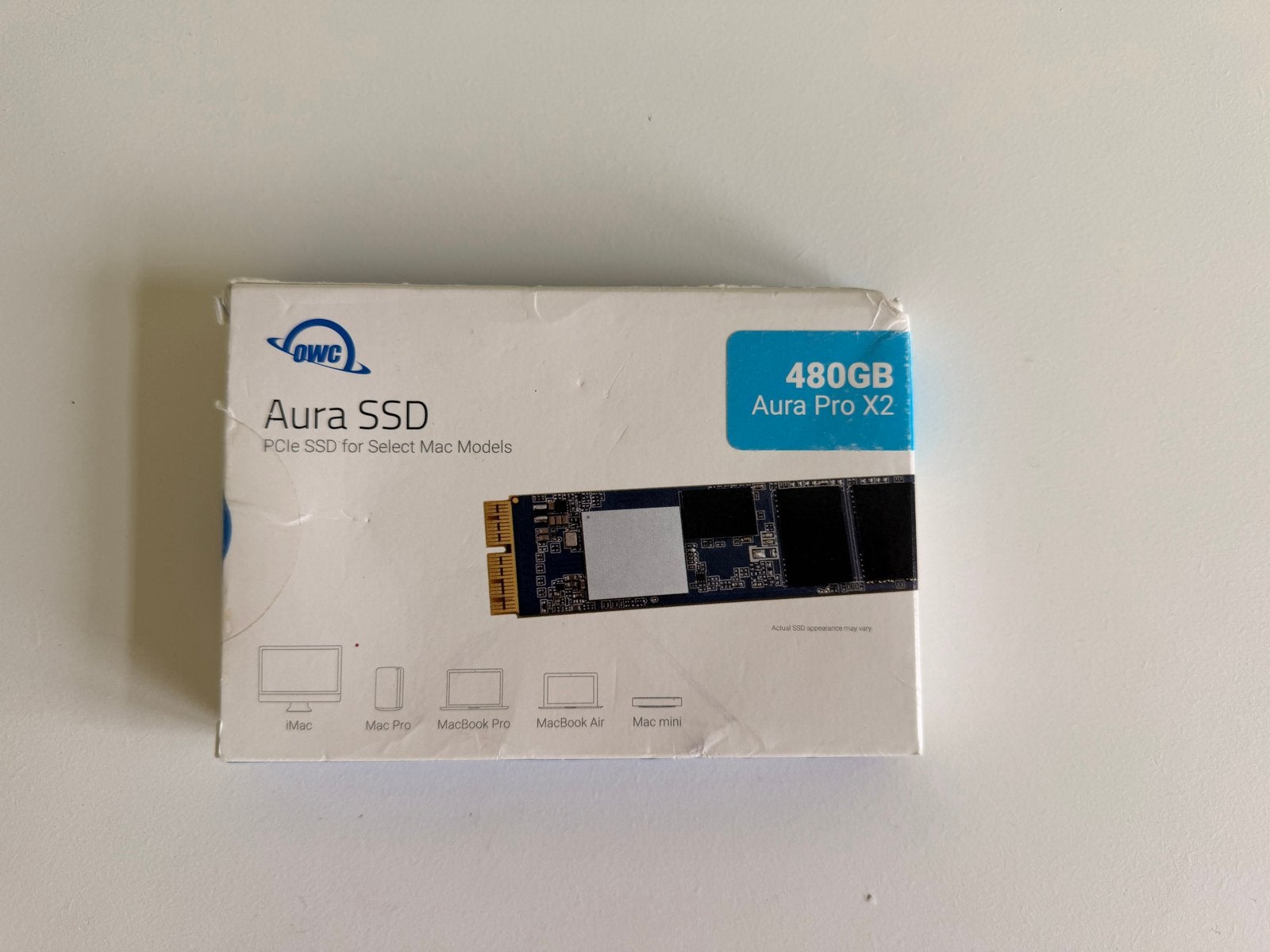 OWC Aura SSD 480GB Aura Pro X2 PCIe SSD voor Mac, Computers en Software, Intern, SSD, Nieuw, Ophalen of Verzenden