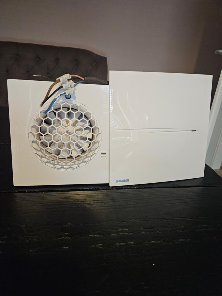 Blauberg Quiet Style 100 Badkamer/Toilet Ventilator, Ophalen, Gebruikt, Ventilator