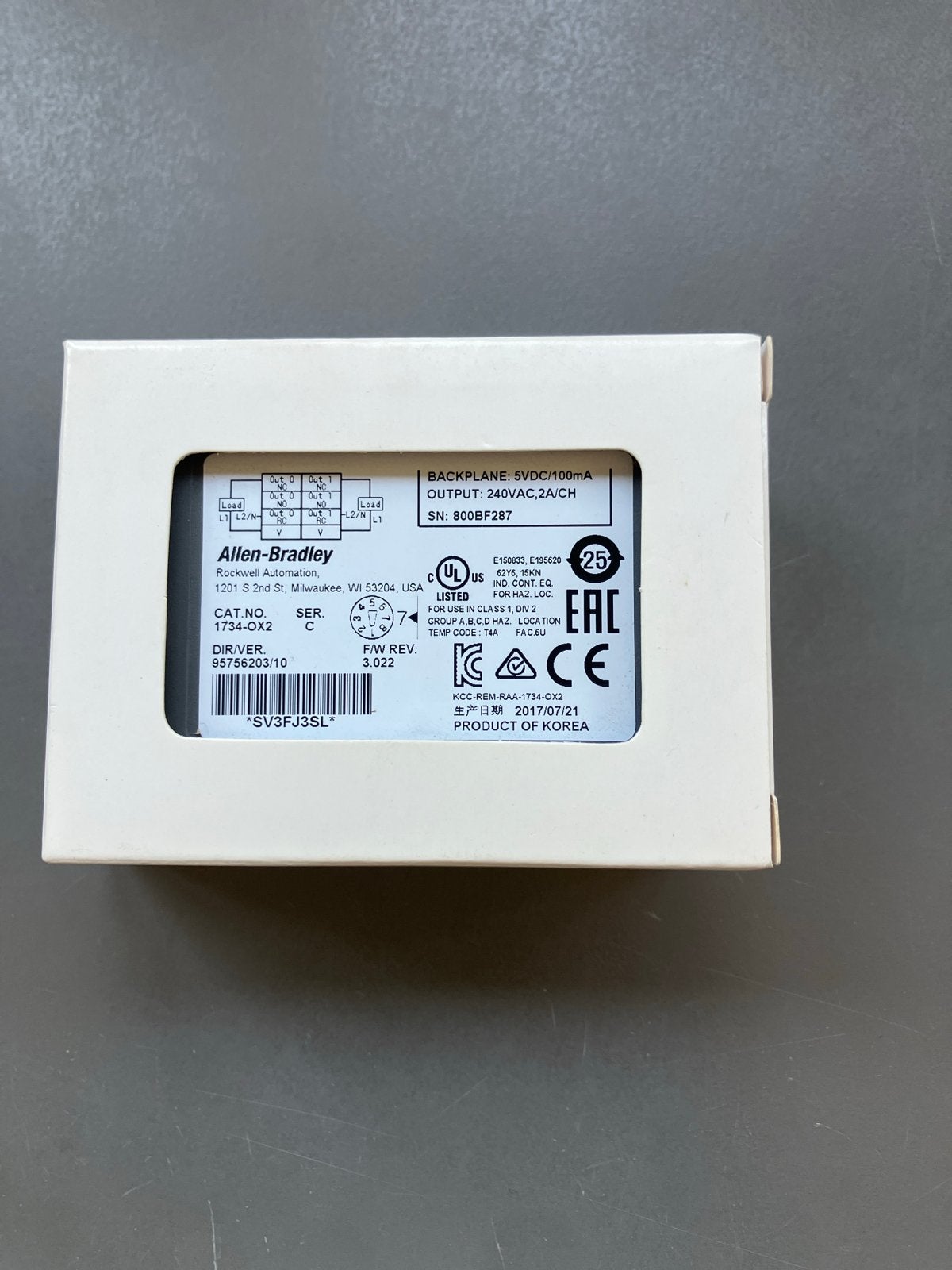 Allen-Bradley 1734-IBX/C POINT I/O 24V DC 8-kanaals, Ophalen of Verzenden, Nieuw