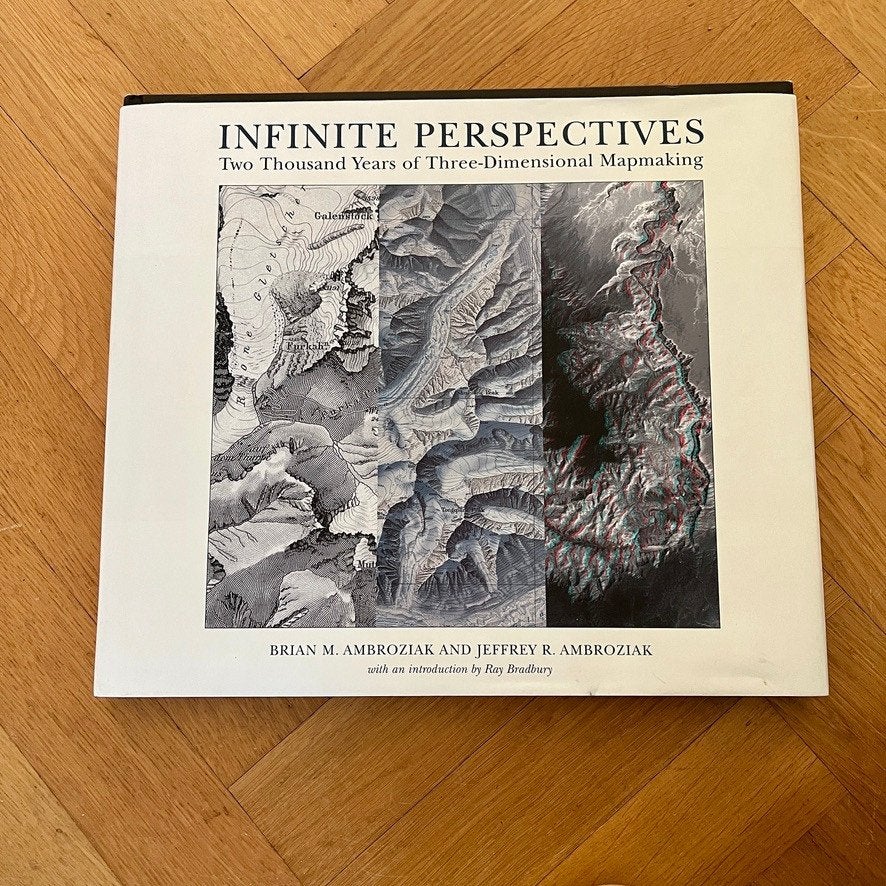 Infinite Perspectives, kaarten tekenen met terreinreliëf, Ophalen of Verzenden, Zo goed als nieuw, 2000 tot heden, Landkaart