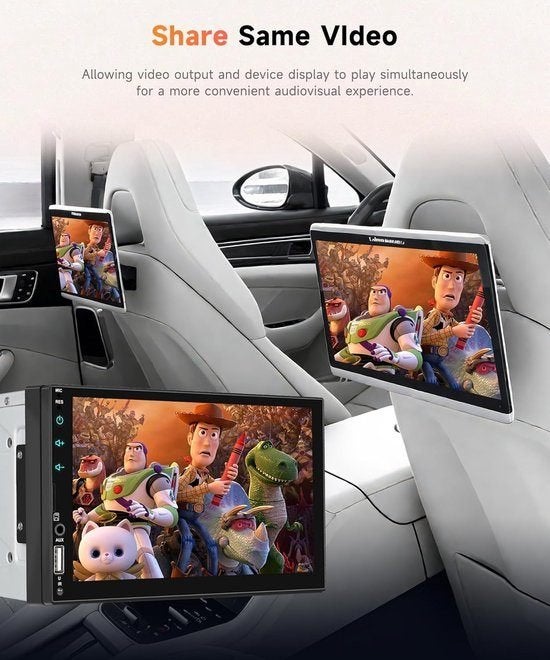 7 inch 2 Din Autoradio – CarPlay Radio – DAB+ Radio, Corvance B.V., Verzenden, Nieuw, Corvancebol@gmail.com