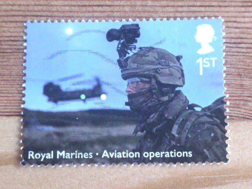 Engeland recent 1st Royal marines aviation operations, Ophalen of Verzenden, Gestempeld