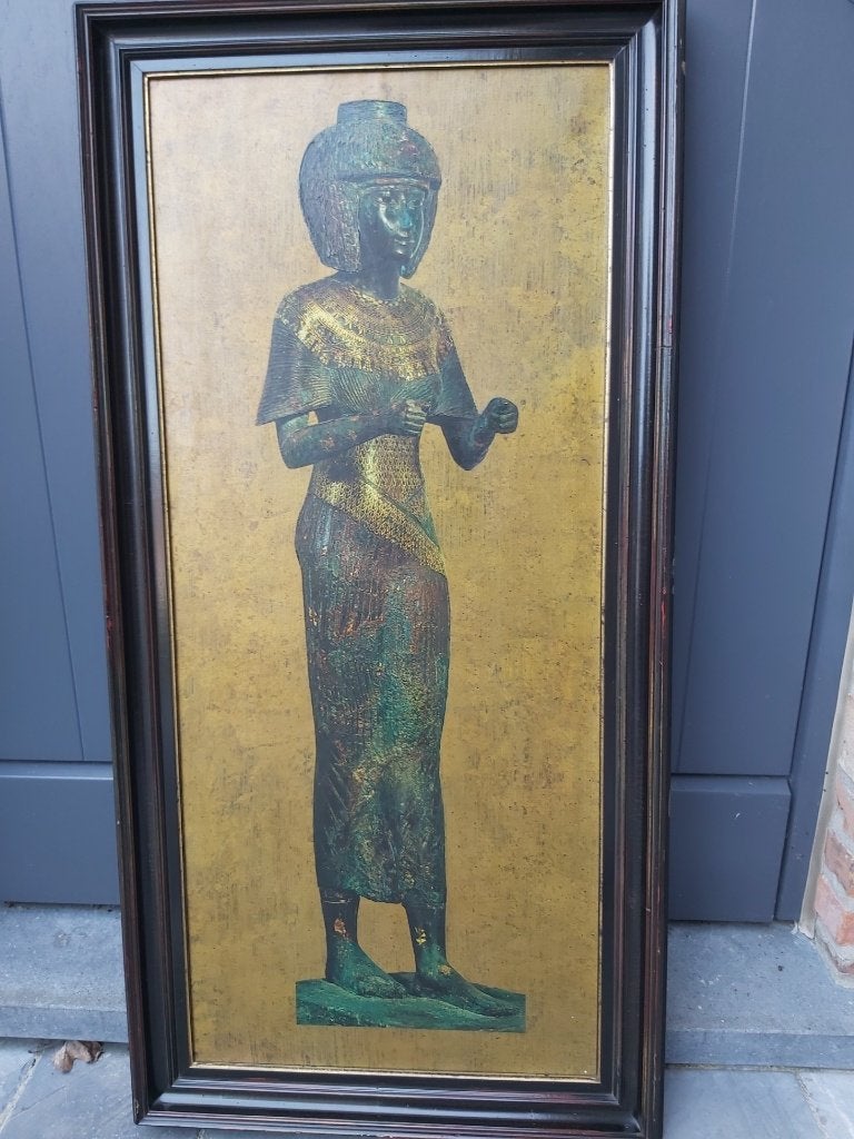 schilderij Egyptisch beeld, Ophalen, Origineel werk, Portret of Personen