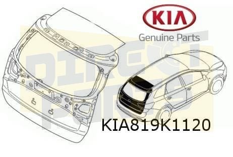 Kia Cee'd (wagon) achterklep (5/12-7/18) Origineel! 73700A22