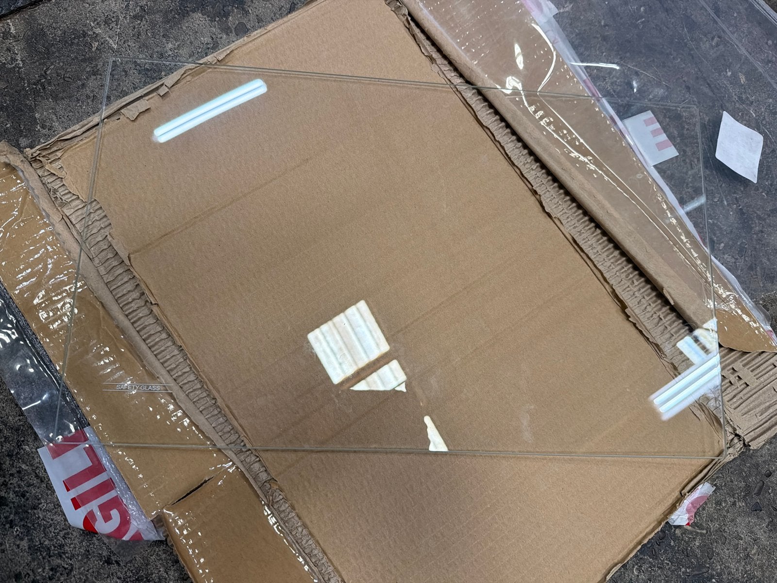 Veiligheidsglas 31x51,5cm, Minder dan 80 cm, Minder dan 80 cm, Nieuw, Ophalen of Verzenden