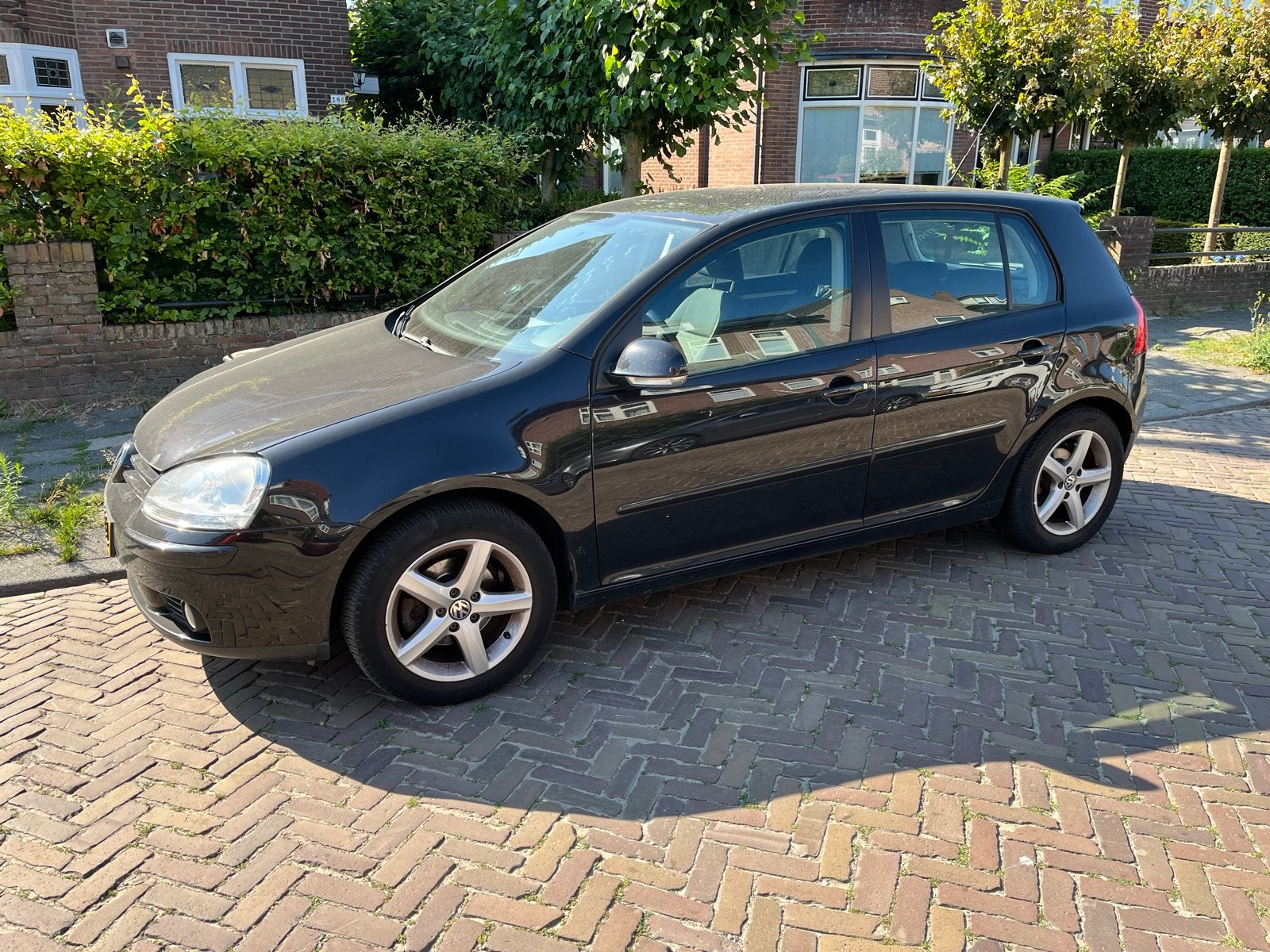 Volkswagen Golf 1.4 16V 59KW 2007 Zwart, Voorwielaandrijving, Stof, Zwart, 4 cilinders