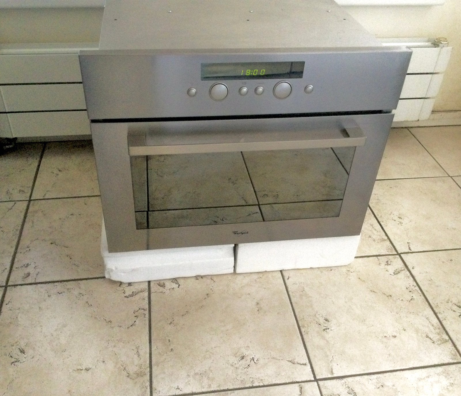 Whirlpool combimagnetron, Ophalen, Combimagnetron, Crisp, Zo goed als nieuw