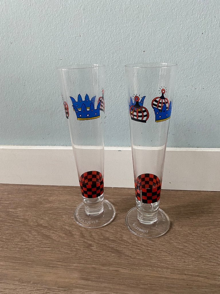Design bierglazen Ritzenhoff, Verzamelen, Glas en Borrelglaasjes, Ophalen of Verzenden, Zo goed als nieuw, Bierglas