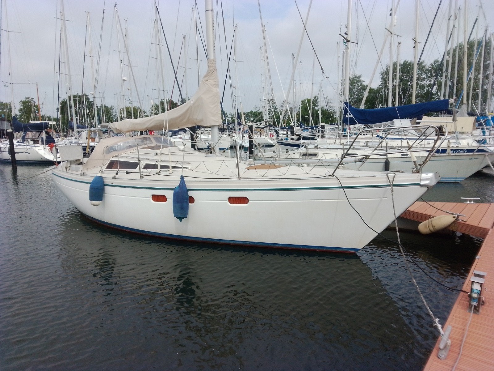 Dehler Optima92, Ophalen, Polyester, Diesel