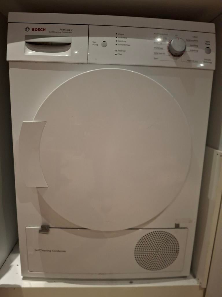 Bosch Avantixx 7 Wasdroger - Voor Onderdelen, Ophalen, Niet werkend, Voorlader, Condens
