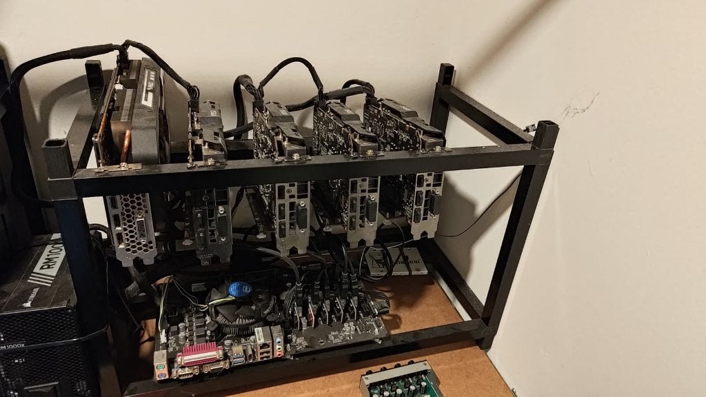 5 GPU Crypto Miner of Loca AI model, Ophalen, Gebruikt