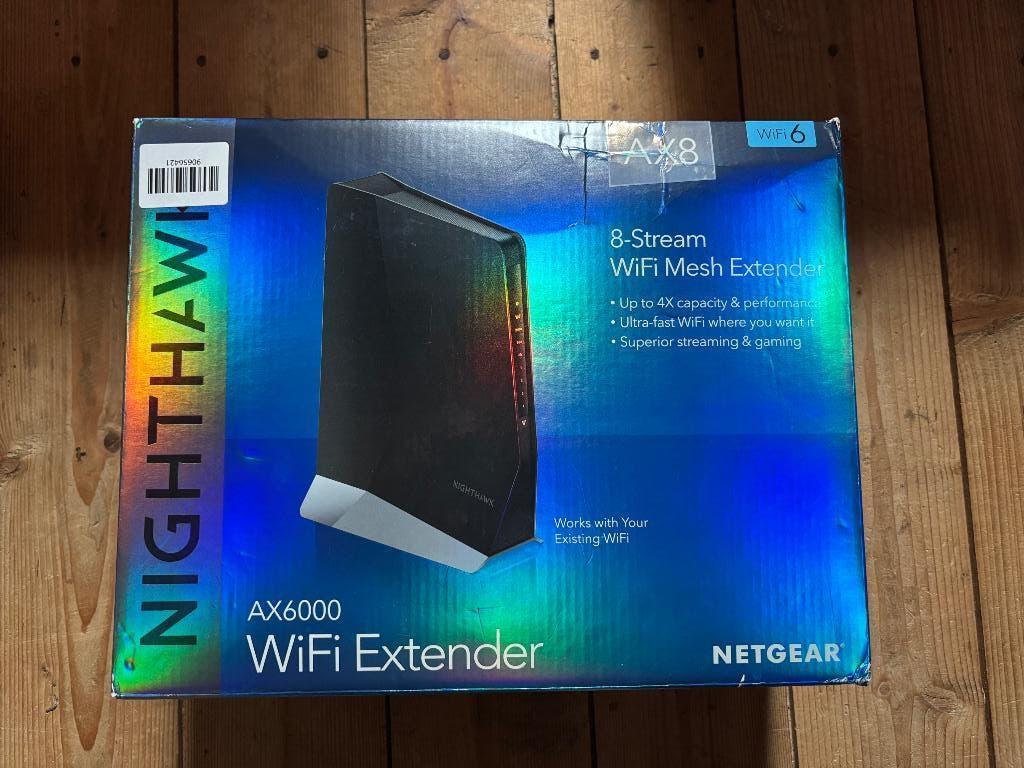 NETGEAR Nighthawk EAX80 AX6000 WiFi 6 Mesh Versterker, Ophalen of Verzenden, Nieuw, Nighthawk