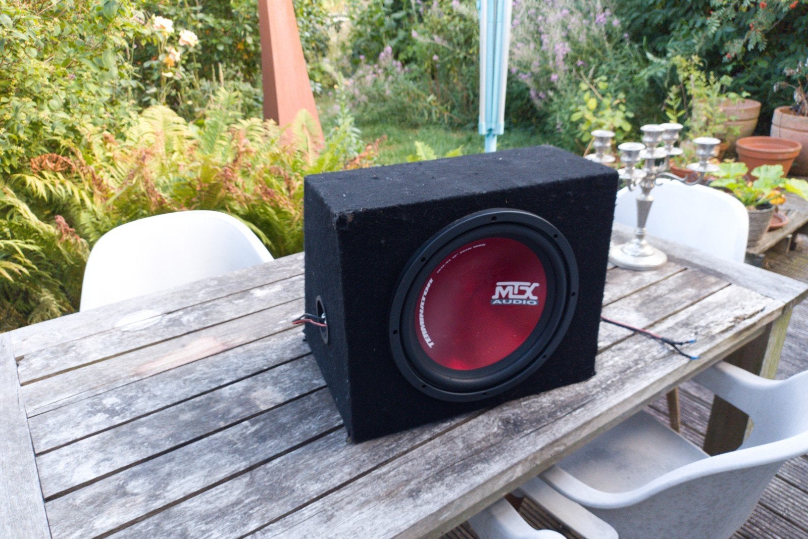 MTX Audio TR12-04 12" 600w subwoofer, Ophalen, Gebruikt