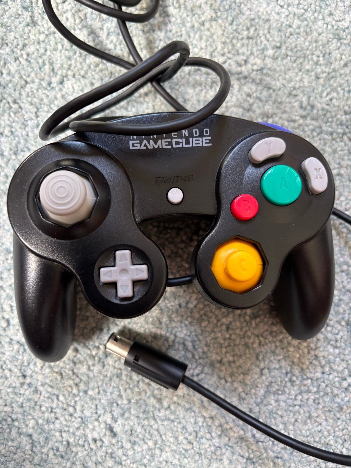 Nintendo GameCube Controller Zwart - Met Garantie, Nintendo, _, _, Ophalen of Verzenden