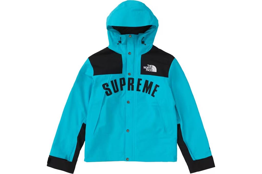 Supreme The North Face Arc Logo Mountain Parka Blauw, Kleding | Heren, Jassen | Winter, Ophalen, Zo goed als nieuw, Maat 48/50 (M)