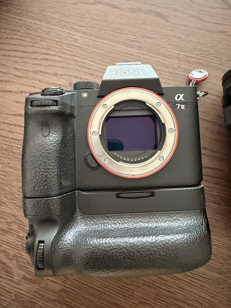 sony a7iii / lens / grip / batterij / filter / sd, Spiegelreflex, Ophalen of Verzenden, Zo goed als nieuw, Sony