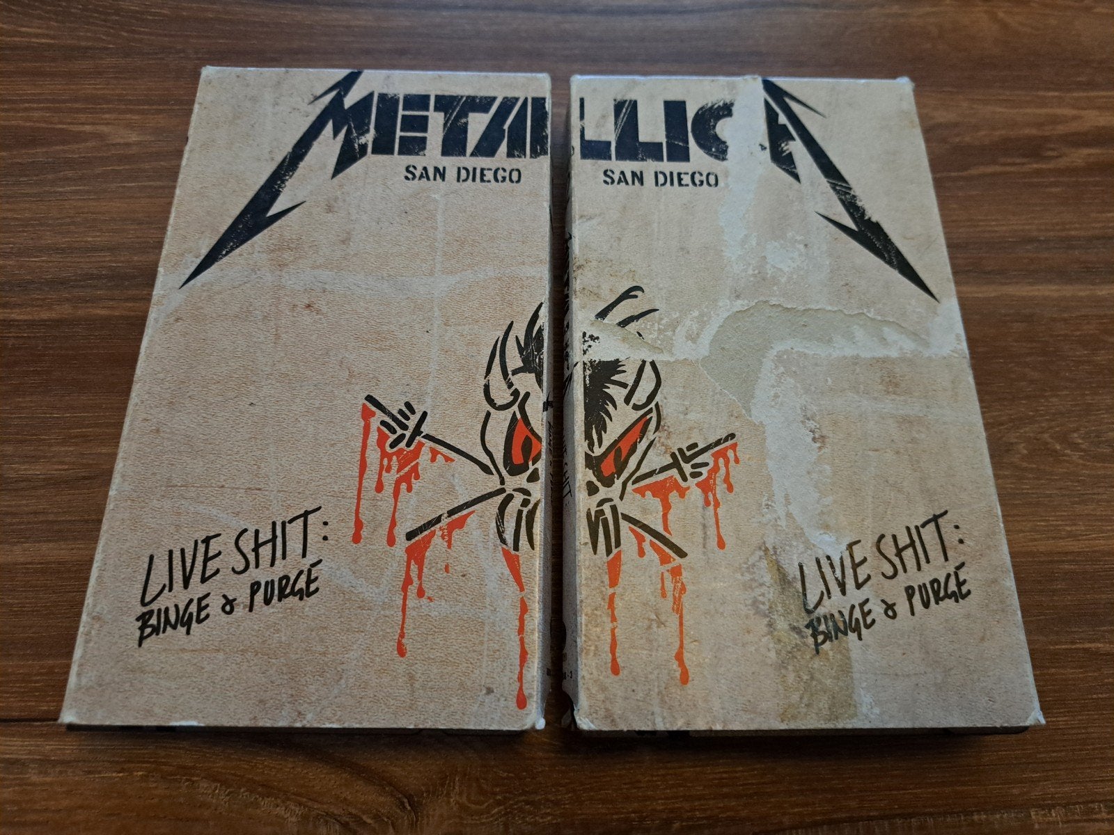 Metallica - Live Shit: Binge & Purge San Diego VHS Boxset, Cd's en Dvd's, Boxset, Vanaf 16 jaar, Overige genres, Ophalen of Verzenden