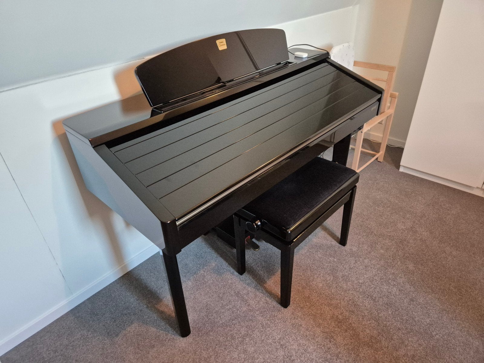 Mooie Goede Yamaha Clavinova CVP-209 Digitale Piano, Ophalen, Gebruikt, Zwart, Digitaal