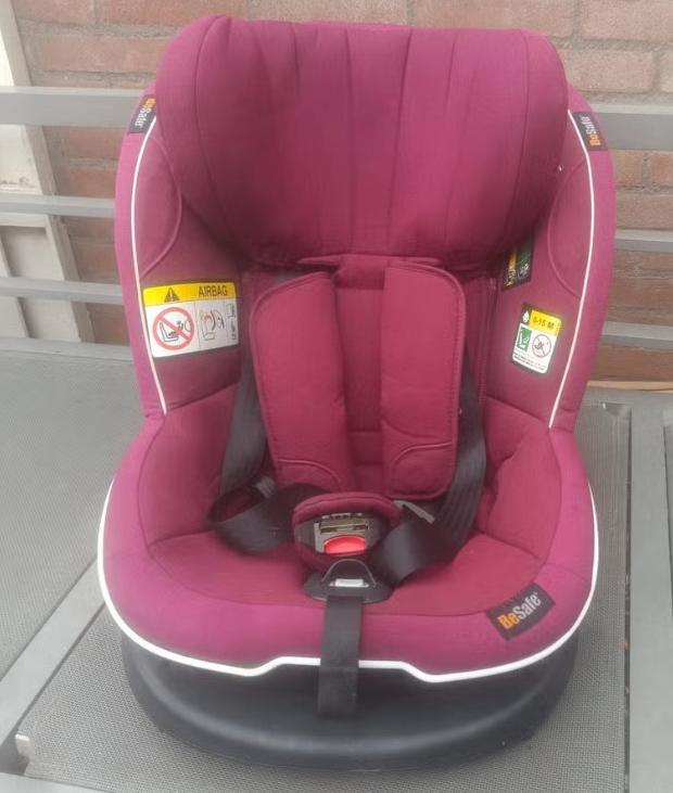 BeSafe iZi Modular i-Size autostoel burgundy met Isofix, Verstelbare rugleuning, 0 t/m 18 kg, Zo goed als nieuw, Isofix