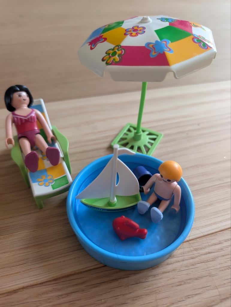 Playmobil Kinderbadje 4864 met figuren en accessoires, Ophalen of Verzenden, Gebruikt